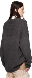 UNDERCOVER Gray Fair Isle Sweater