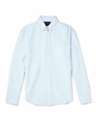Portuguese Flannel - Belavista Button-Down Collar Striped Cotton Oxford Shirt - Blue