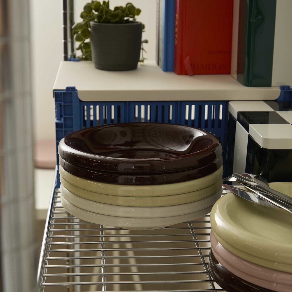 HAY Barro Bowl - Set of 2 in Burgundy 