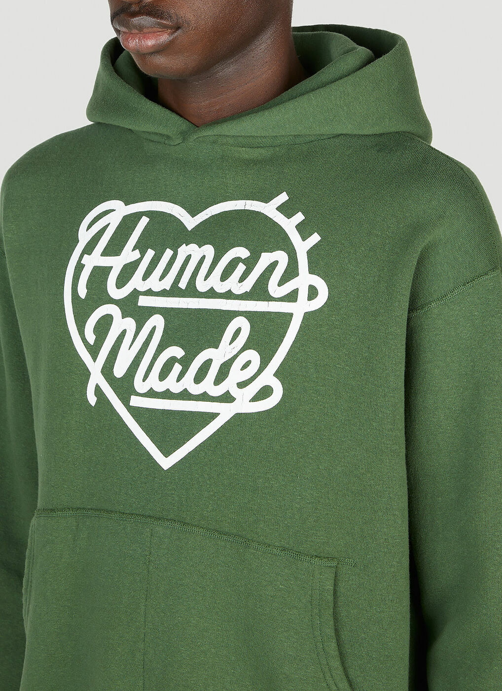 Human Made - Tsuriami Hooded Sweatshirt in Green Human Made