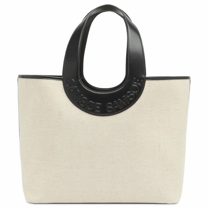 Photo: Samsøe Samsøe Women's Saberta Beach Bag in Bone White 