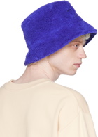 Marni Blue Embroidered Bucket Hat