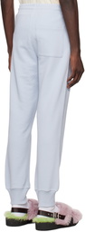 Dries Van Noten Blue Zip Lounge Pants