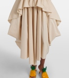 Loewe Paula's Ibiza cotton poplin midi dress