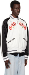 Kenzo Black Kenzo Paris Elephant & Lucky Tiger Reversible Bomber Jacket