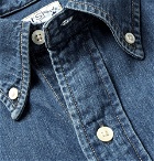 OrSlow - Button-Down Collar Denim Shirt - Blue