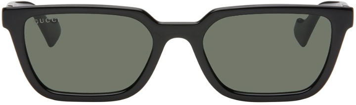 Photo: Gucci Black Cat-Eye Sunglasses
