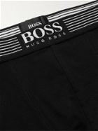 HUGO BOSS - Stretch-Jersey Boxer Briefs - Black