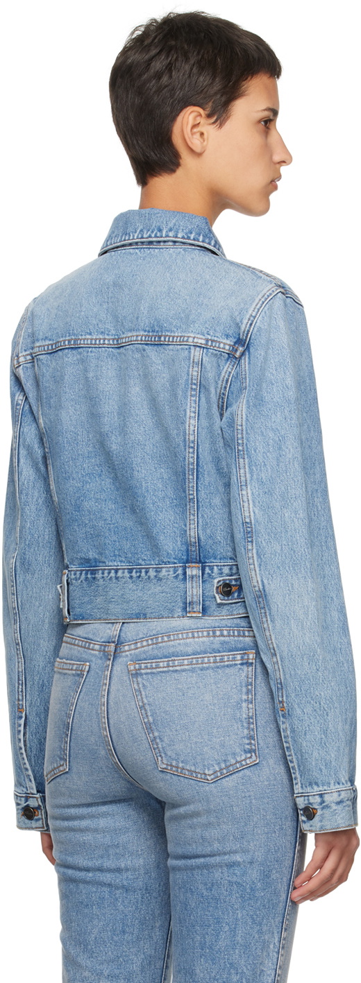 KHAITE Blue 'The Rizzo' Denim Jacket Khaite