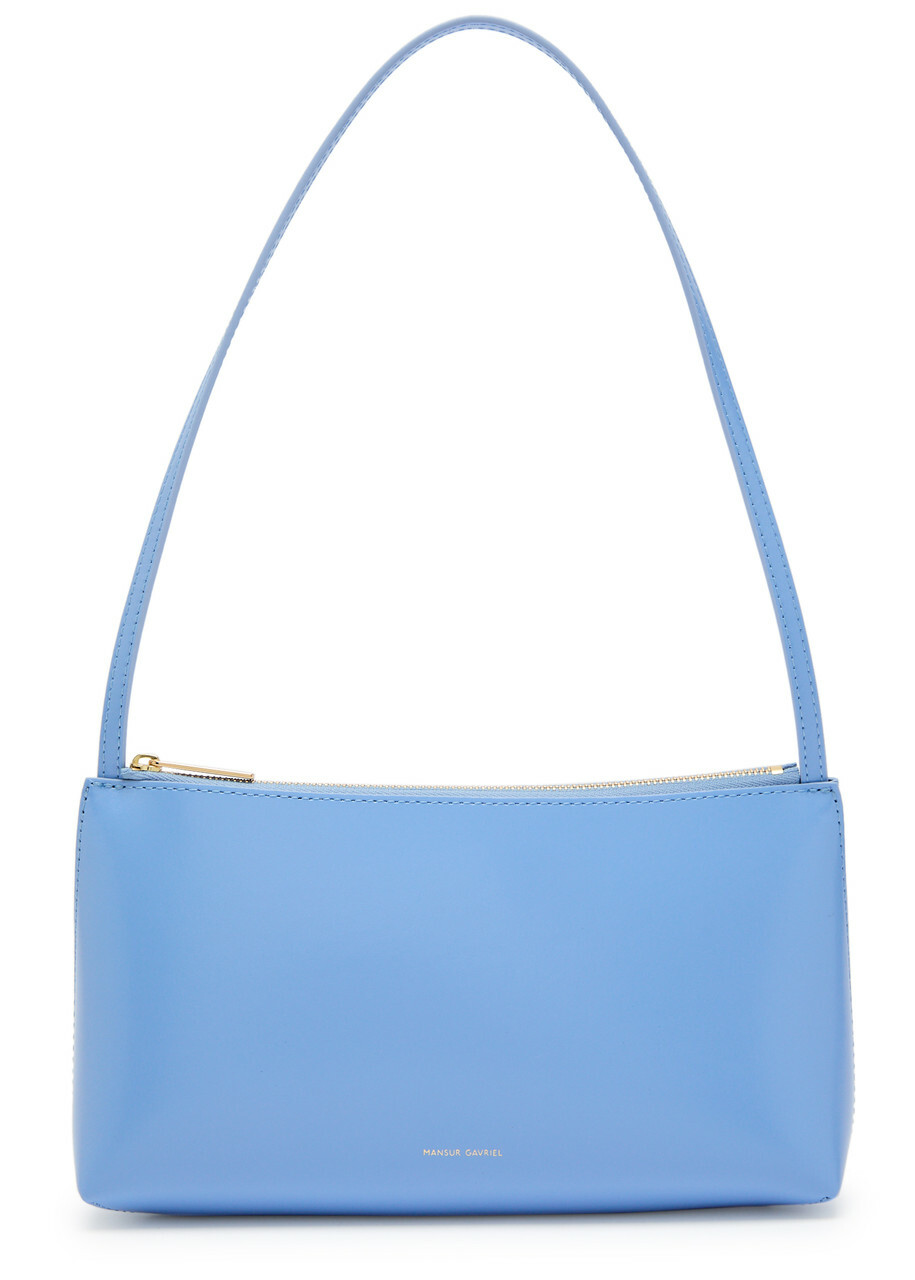 Mansur Gavriel Gaia Smoothed Leather Shoulder bag - Blue - One Size