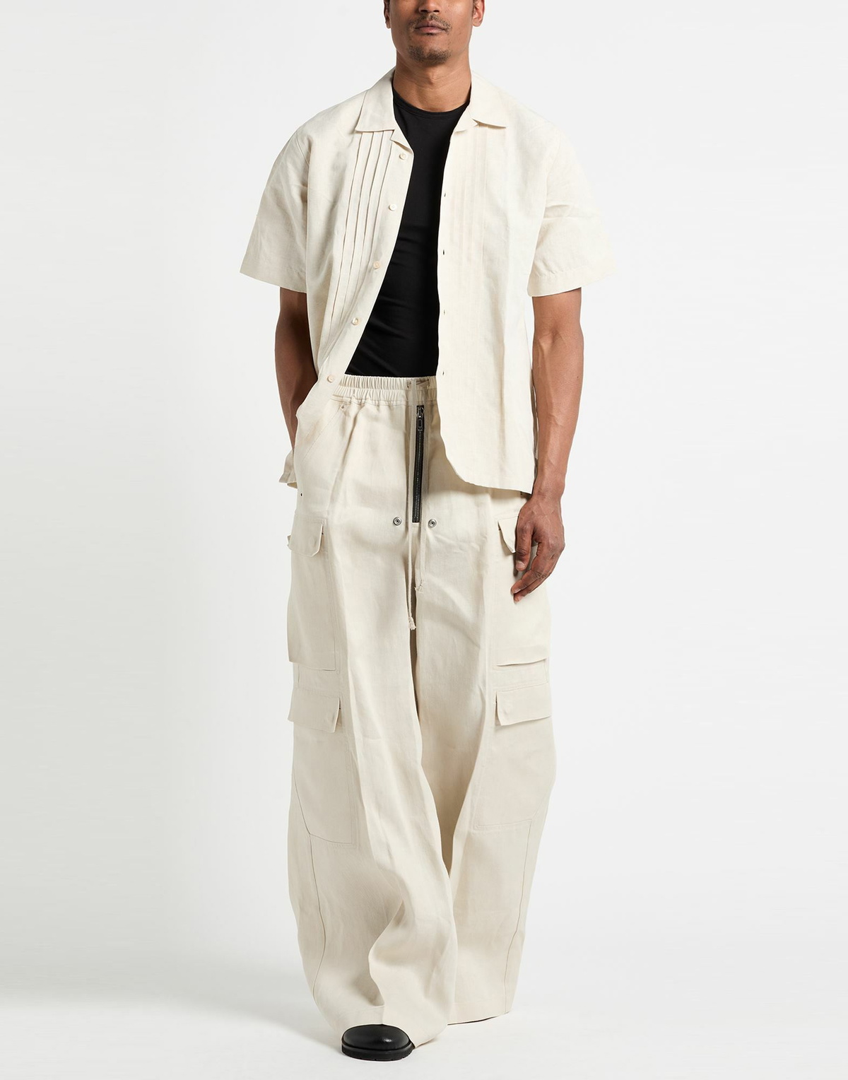 Eleventy Platinum Mens Shirt in Beige