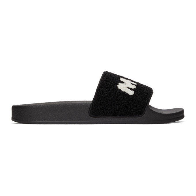 Photo: Marni Black and White Terrycloth Sandals