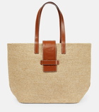 Staud - Mercato raffia-effect tote