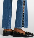 Simkhai Amelia studded straight jeans