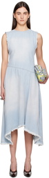 Acne Studios Blue Sleeveless Midi Dress