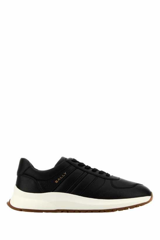 Photo: Bally Black Leather Darsyl Sneakers