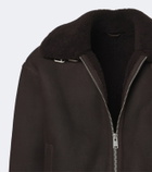Arma Sano shearling-lined leather jacket