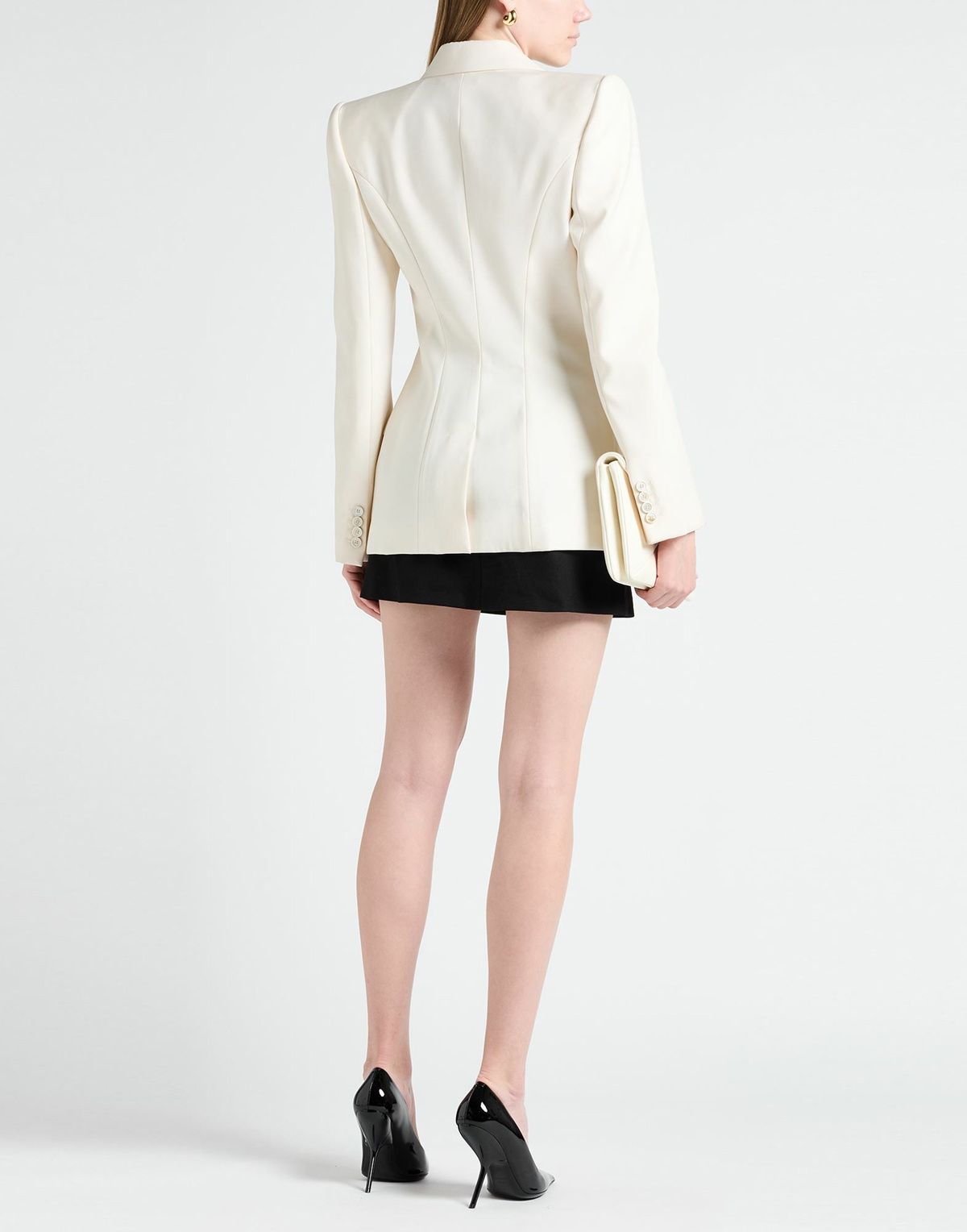 Mcqueen Womens Blazer Ivory