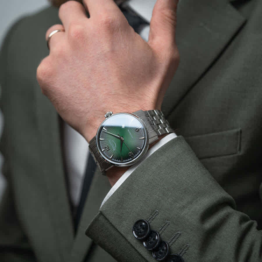 Bruno Sohnle Stuttgart Automatic Green Dial Mens Watch 17-12173-662
