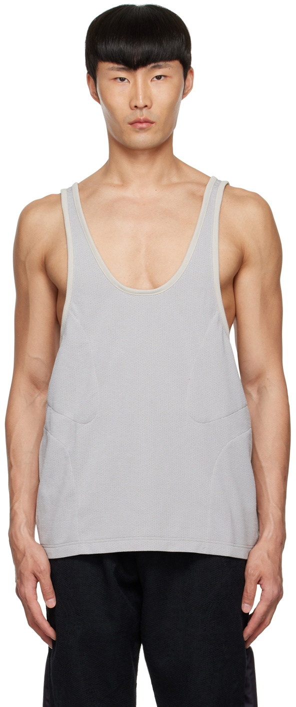 Kiko Kostadinov Gray Torino Tank Top Kiko Kostadinov