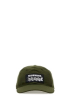 Baracuta Army Green Polyester Blend Baseball Cap