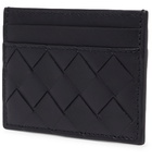 Bottega Veneta - Intrecciato Leather Cardholder - Blue