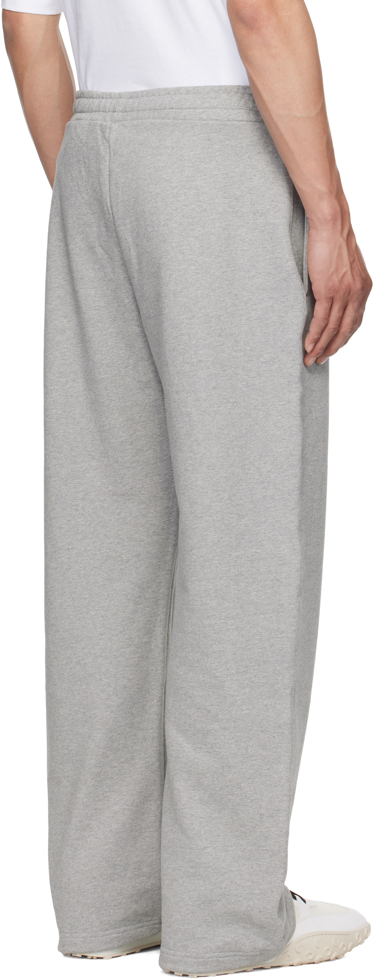 Marine Serre Gray Moon Logo Sweatpants