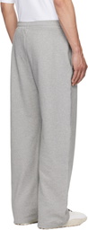 Marine Serre Gray Moon Logo Sweatpants
