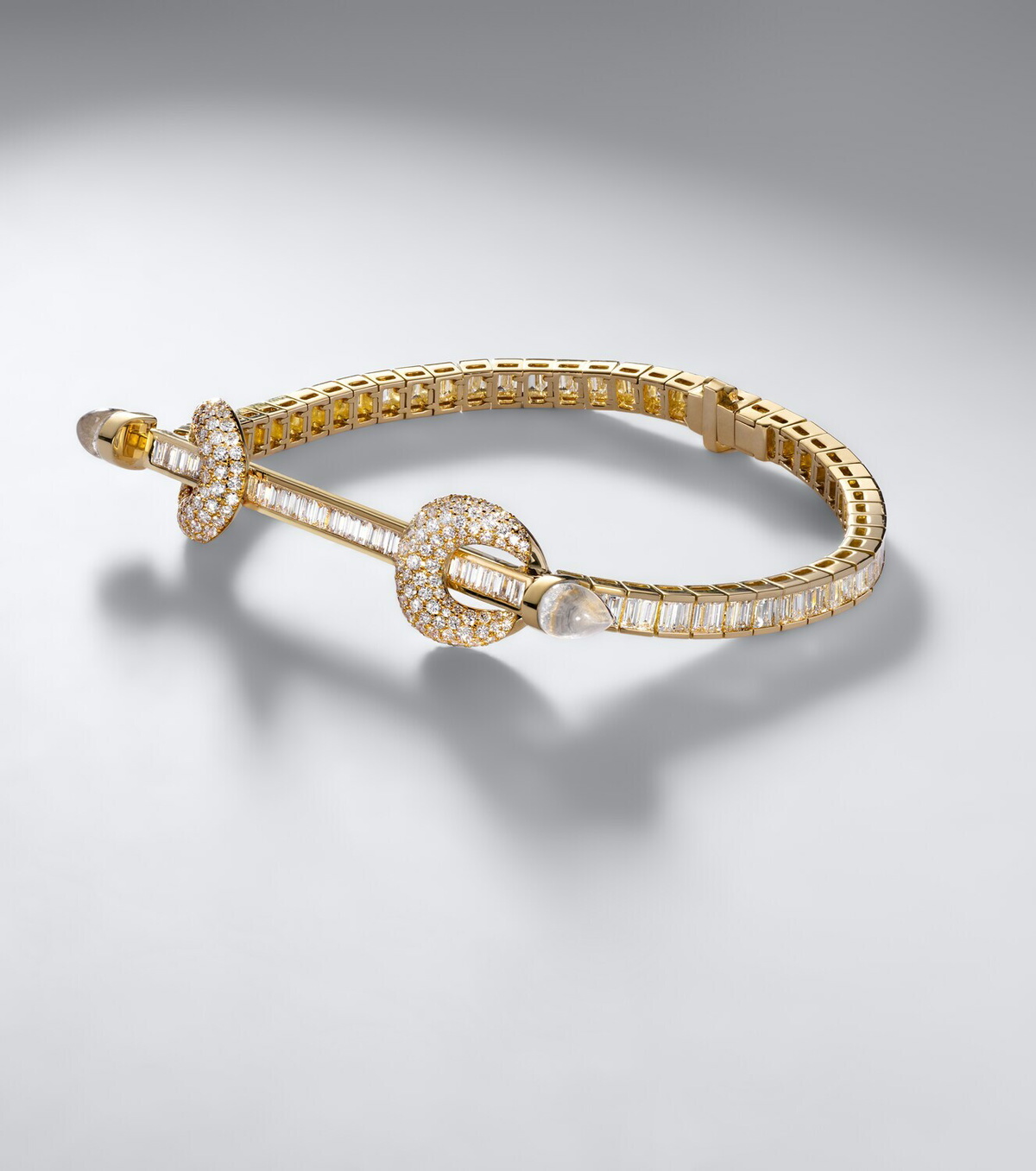 Ananya Chakra 18kt gold bracelet with diamonds