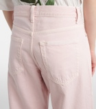 Frame Bubble barrel-leg jeans