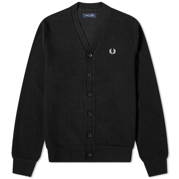 Photo: Fred Perry Authentic Pique Cardigan