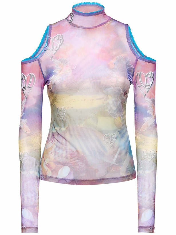 Photo: ANDERSSON BELL - Luna Mystical Fairy Printed Mesh Top
