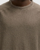 Satisfy Running Ghostfleece AD Long Tee Brown Mens Sweatshirt