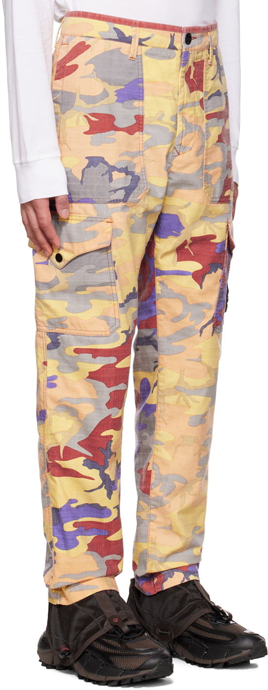 Stone Island Multicolor Heritage Camo Cargo Pants Stone Island