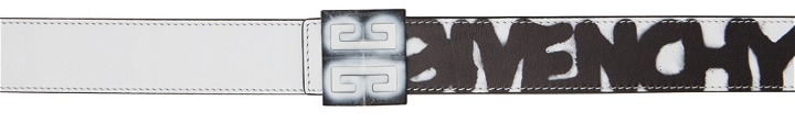 Photo: Givenchy White Chito 4G Reversible Belt