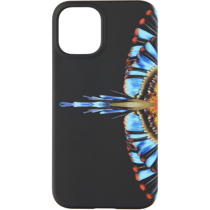 Marcelo Burlon County of Milan Black Grizzly Wings iPhone 12 Mini
