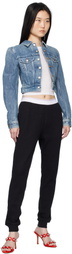 Alexander Wang Blue Trucker Denim Jacket