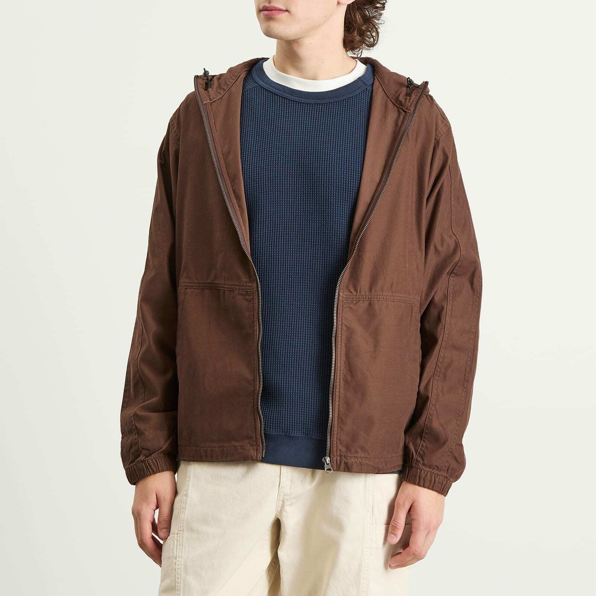 Gramicci Men's Beach Hooded Jacket in Tobacco