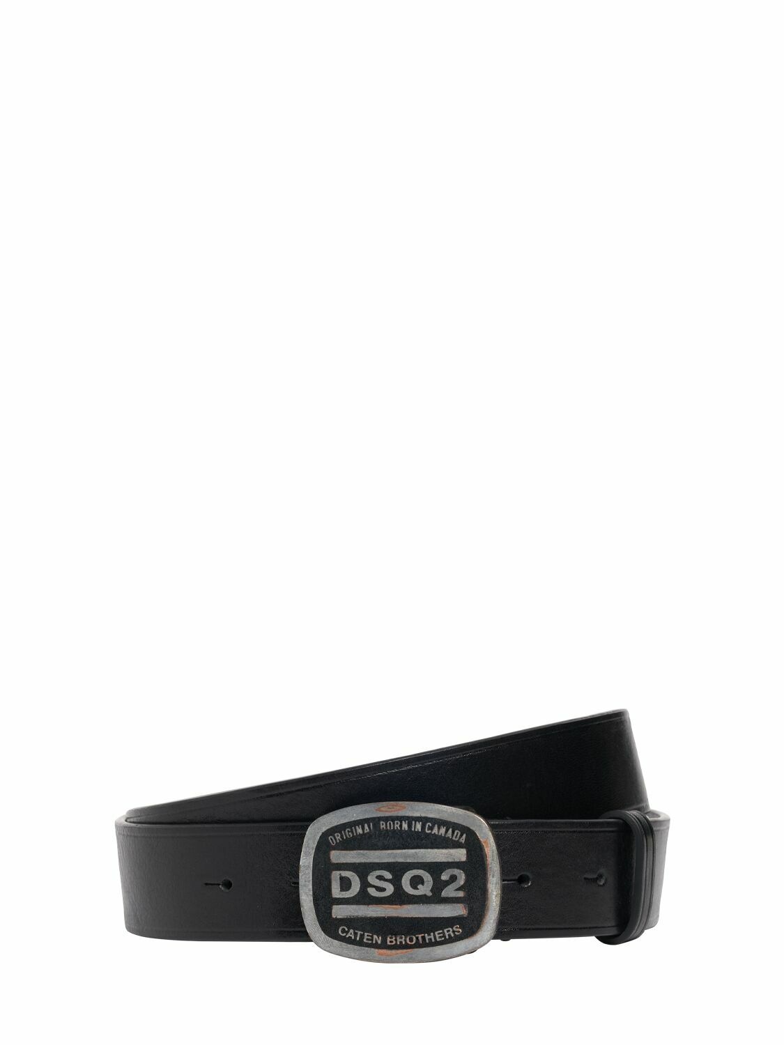 Photo: DSQUARED2 - Dsq2 Leather Buckle Belt