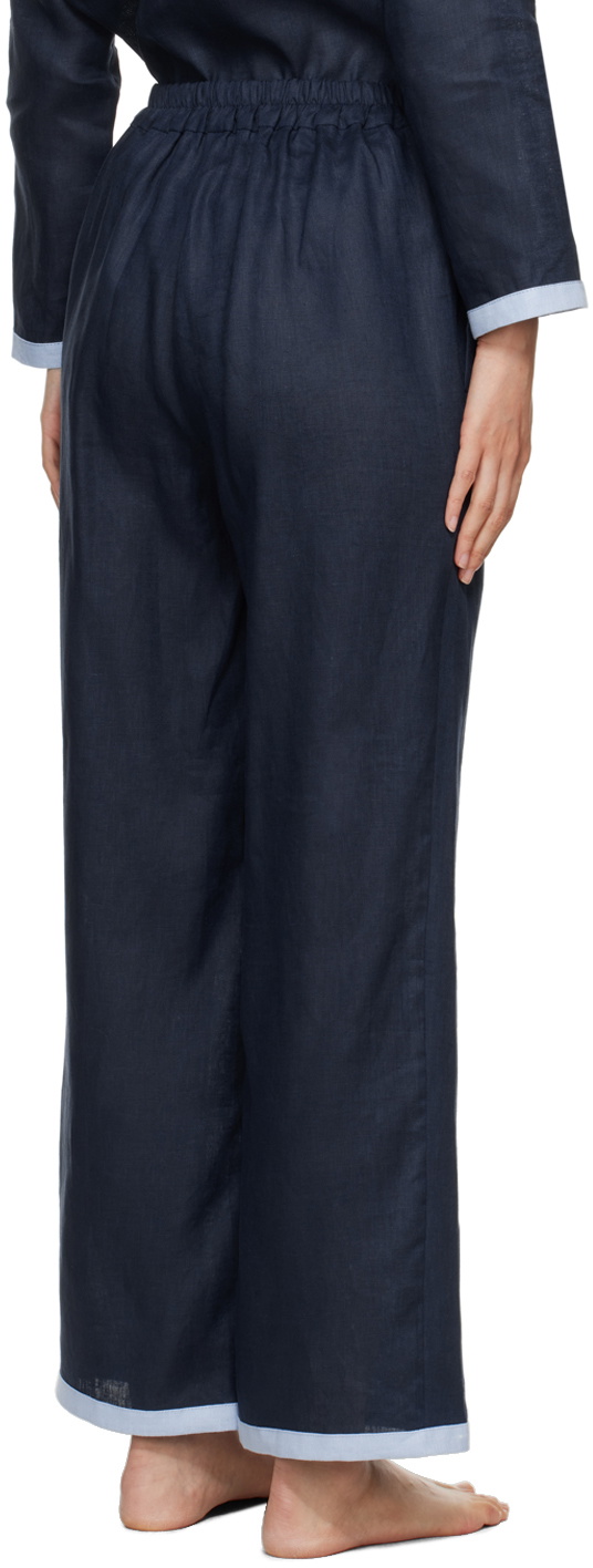 Sleeper Navy Garrick Trousers