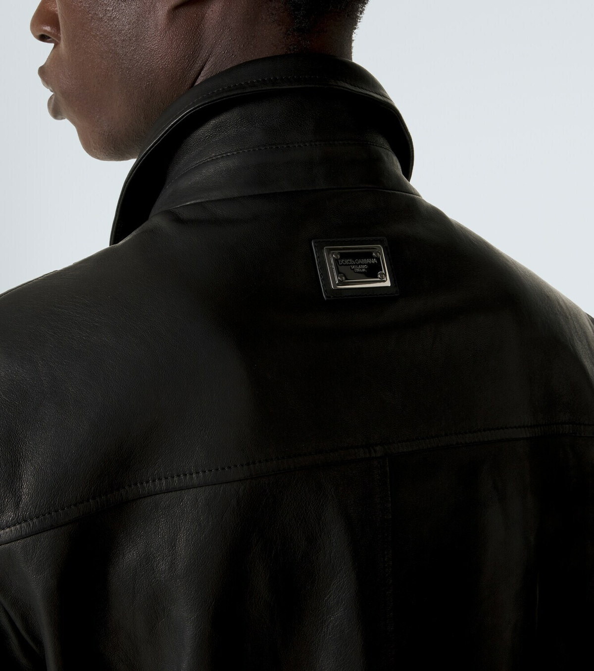 Dolce&Gabbana Leather blouson jacket