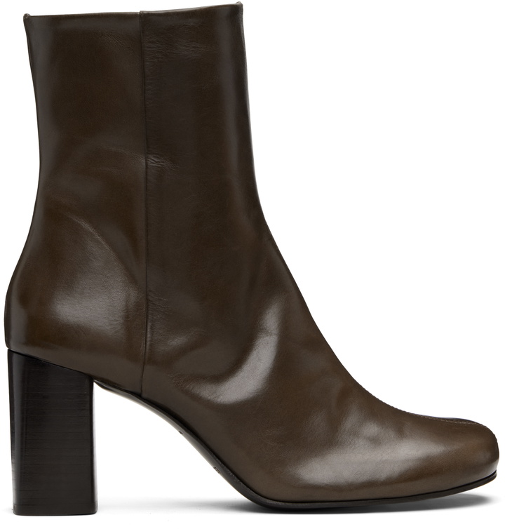 Photo: LEMAIRE Brown Anatomic 80 Boots