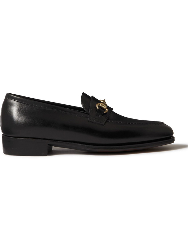 Photo: George Cleverley - Colony Horsebit Leather Loafers - Black
