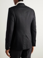 TOM FORD - Shelton Brushed Wool and Cashmere-Blend Blazer - Black