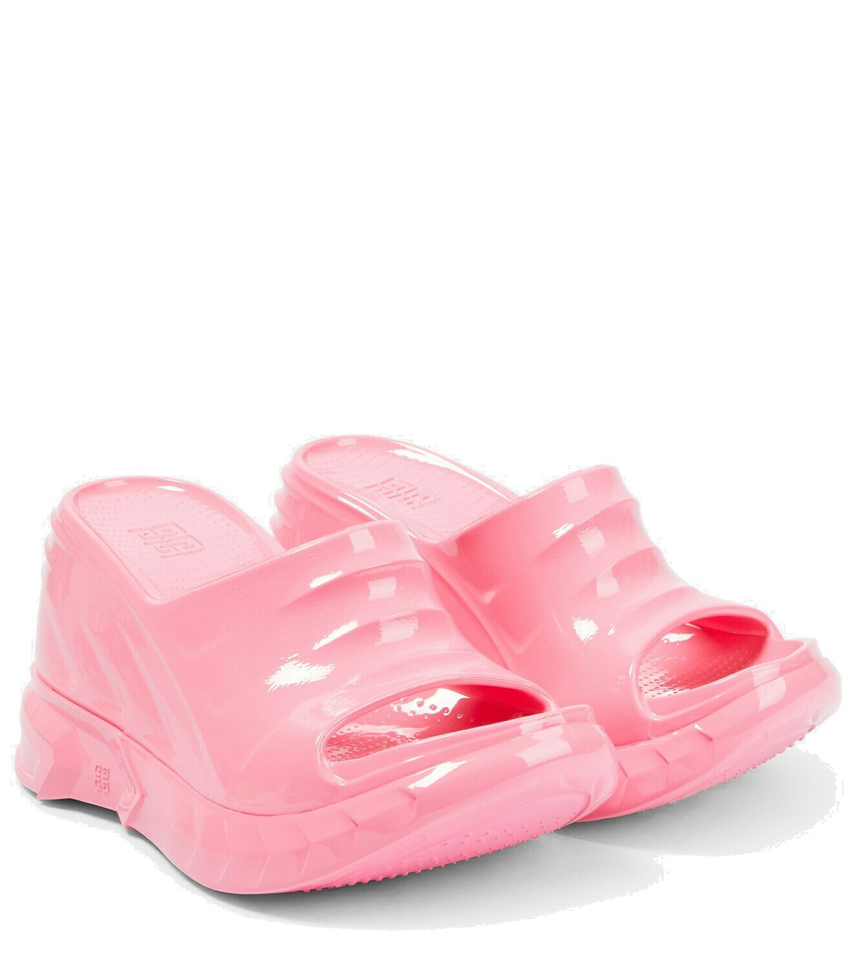 GIVENCHY ◆ MARSHMALLOW SANDALS GIVENCHY Rubber Marshmallow Sandals 36 Green 1637099