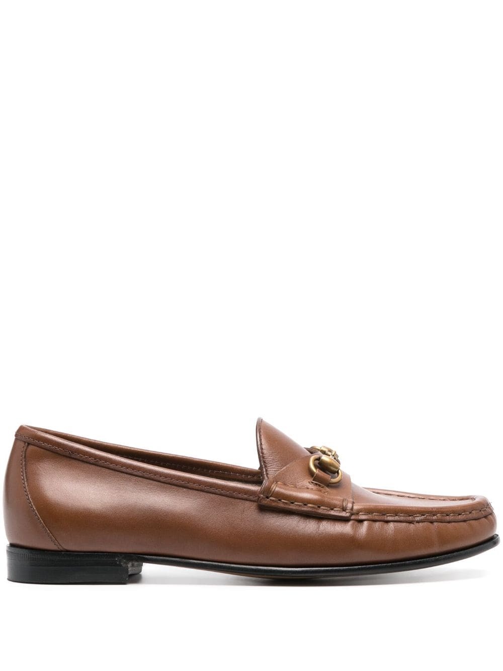 GUCCI - Frame Leather Loafers Gucci