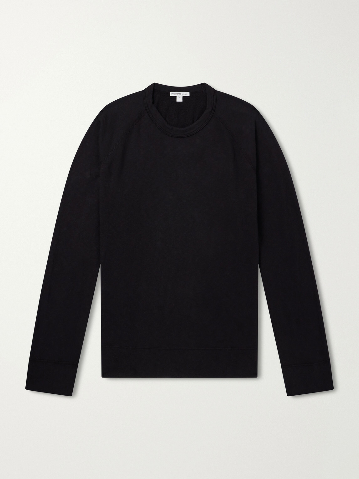 James Perse - Garment-Dyed Loopback Supima Cotton-Jersey Sweatshirt - Black
