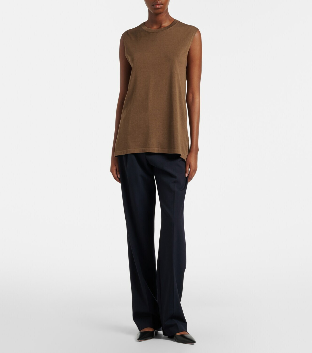 The Row Omima silk top