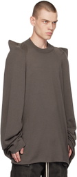 Rick Owens Gray Tec Sweater