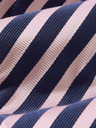 HUGO BOSS - 7.5cm Striped Silk-Jacquard Tie - Blue